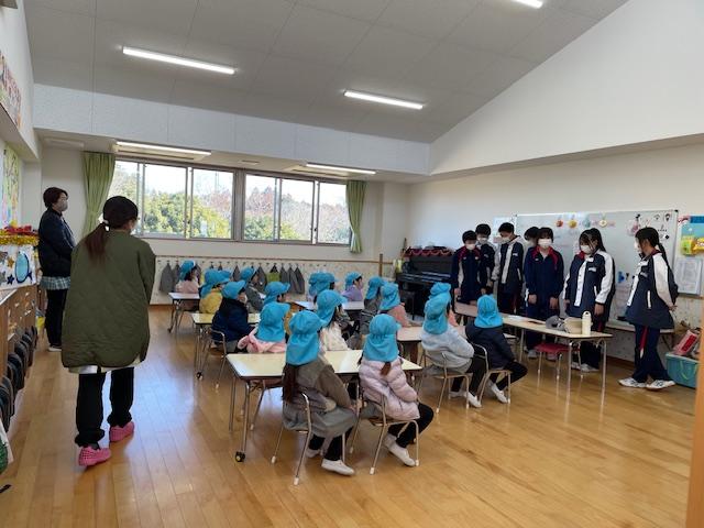 土浦第５中学校の９年生とのふれあい（２月２日＆１６日）