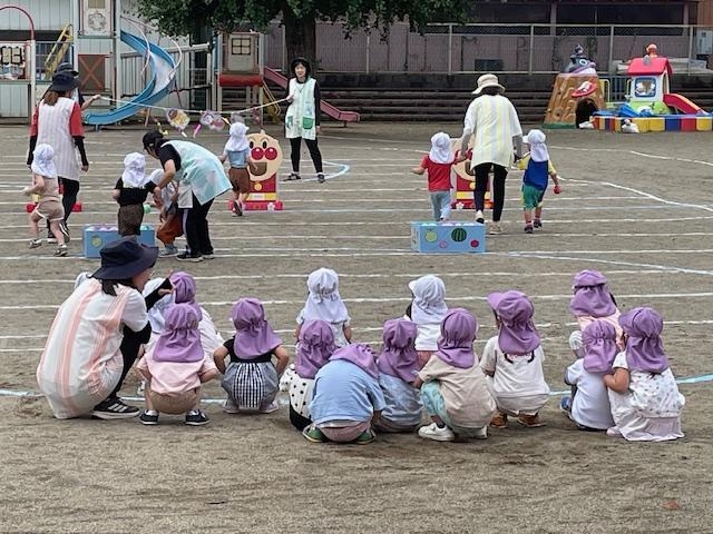運動会の練習頑張ってます💪