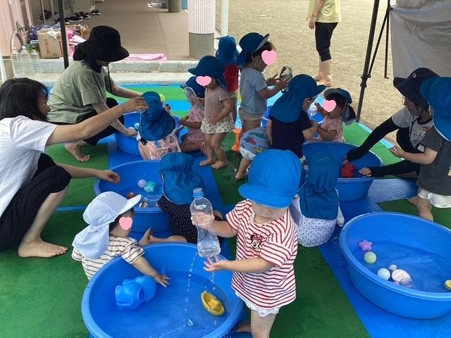 水遊び(^▽^)/