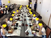 年長組さんがお泊まり会へ行きました☺