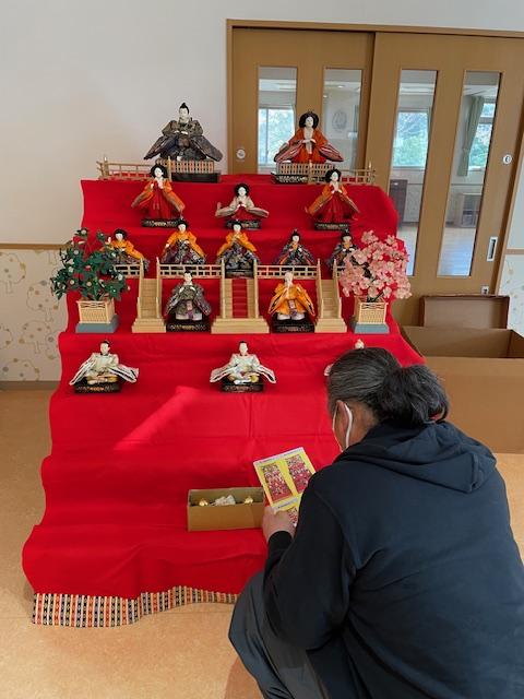 🎎ひな人形飾りました🎎